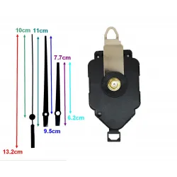 Mécanisme à balancier + aiguilles droites très courtes