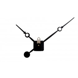 mouvement horloge pendule quartz grande aiguilles poire 17/23cm DIY réparation 