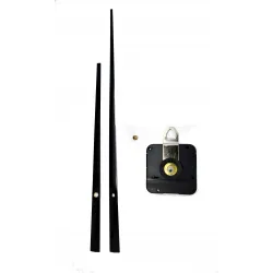 Mécanisme d'horloge + grandes aiguilles droites 17/24 cm DIY