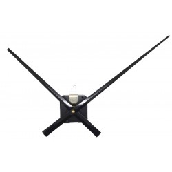 Mécanisme d'horloge SILENCIEUX+ grandes aiguilles droites 17/24 cm DIY pour cadran épais