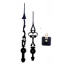 Mécanisme + aiguilles ciselées extra-longues 25/30cm