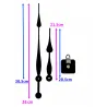 Mécanisme d'horloge + grandes aiguilles poire extra-longues 20.5/30.5cm DIY