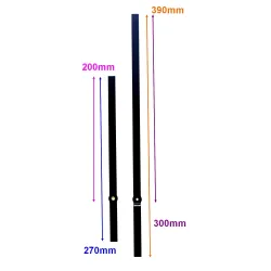 Aiguilles droites 20/30cm