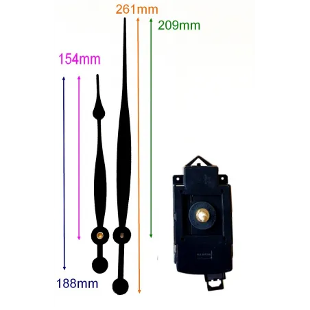 Clé De Remontage Pour Horloge Mécanique – Universelle – Acier – Pour Horloge Grand-père, Pendule Ancienne – 5,5 Cm