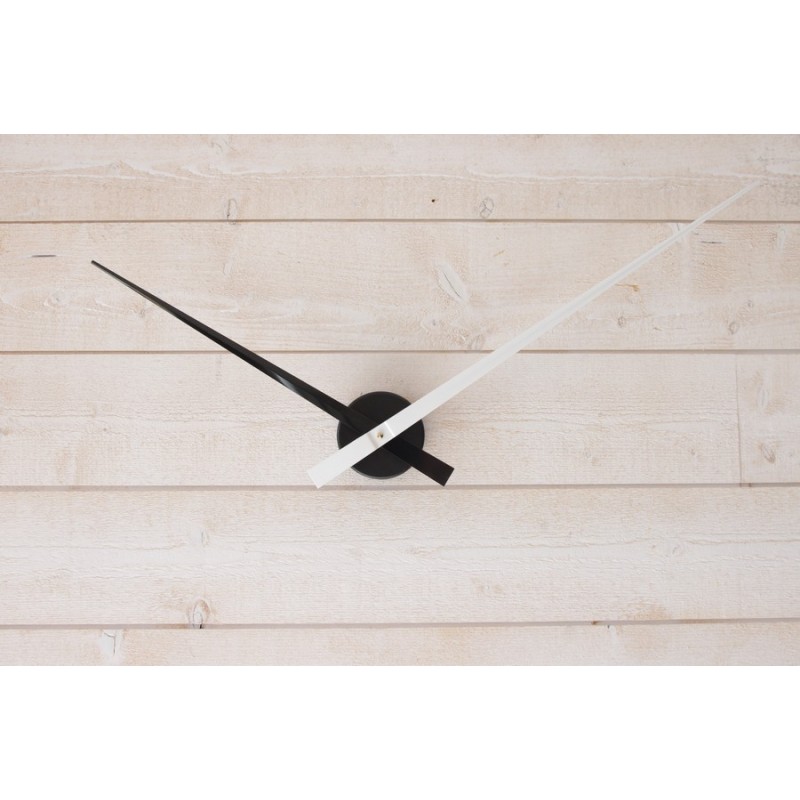 horloge design minimaliste diam 90cm min grandes aiguilles droites géantes DIY