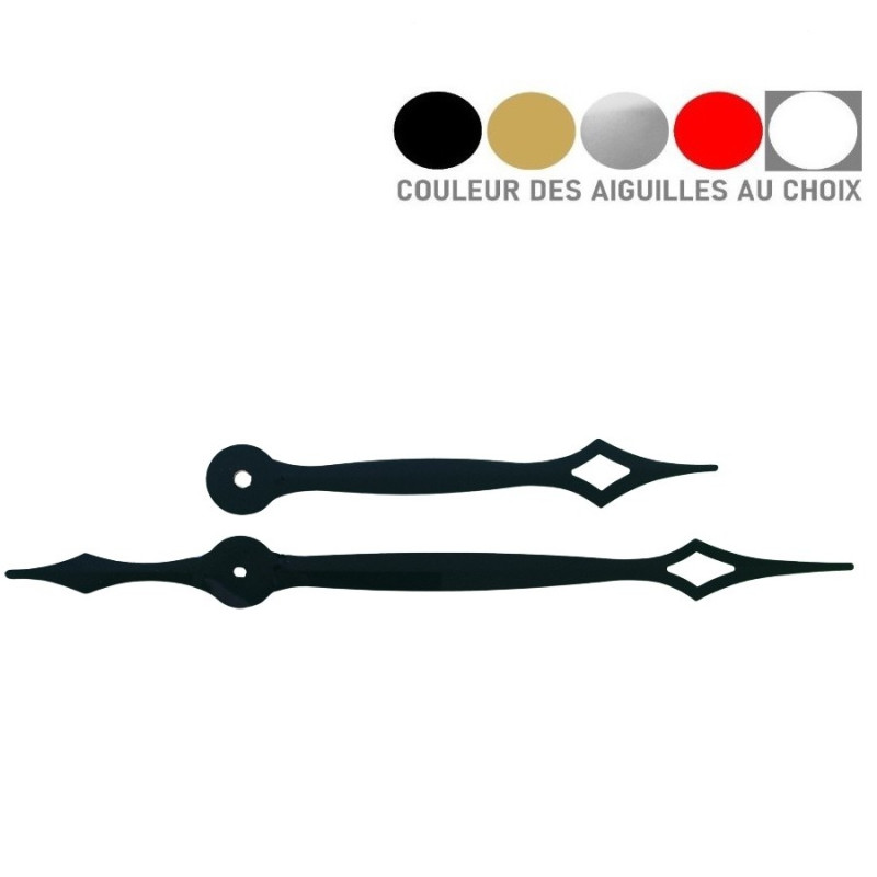 Grandes aiguilles de forme pointe de 17 et 22cm - Coloris au choix