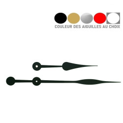 Grandes aiguilles de forme poire de 17 et 23cm - Coloris au choix