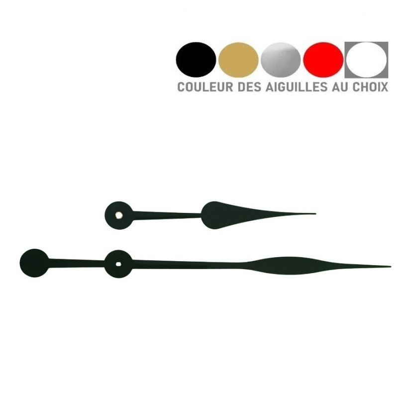 Grandes aiguilles de forme poire de 17 et 23cm - Coloris au choix