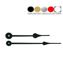 Grandes aiguilles de forme poire de 17.5 et 23cm - Coloris au choix