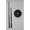 Mécanisme d'horloge + grandes aiguilles droites 17/24 cm DIY