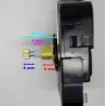 Mécanisme d'horloge + grandes aiguilles droites 17/24 cm DIY