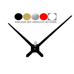 Mécanisme d'horloge AU CHOIX + aiguilles extra-longues effilées 23.8/31.4cm  DIY
