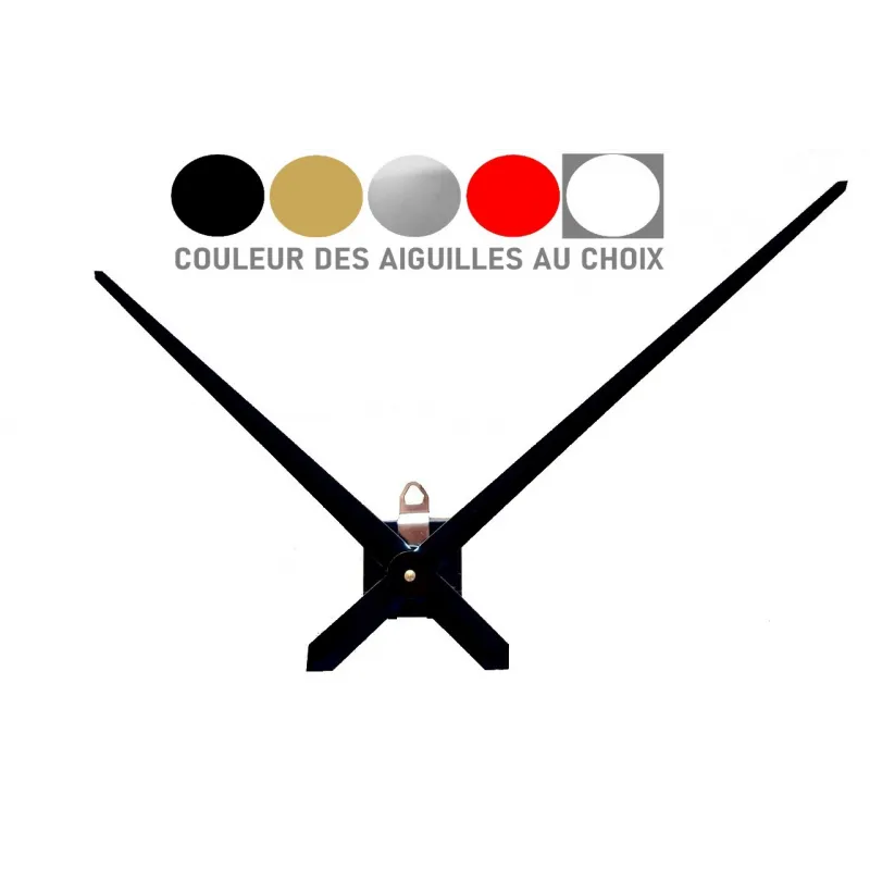 Mécanisme d'horloge AU CHOIX + aiguilles extra-longues effilées 23.8/31.4cm  DIY